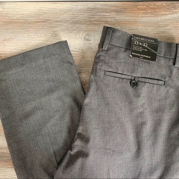 NWT Banana Republic Tailored Slim Dress Pants - Picture 6 of 6